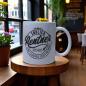 Preview: Keramiktasse Ruhestand Endlich Rentner personalisiert Kaffeebecher Teetasse Kaffeetassee - Artikel Nr. 1100080